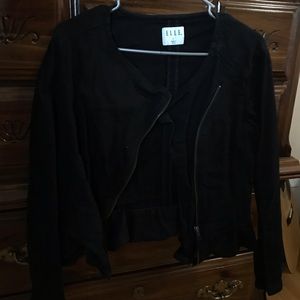 Elle black women’s fitted jacket- Sz. L